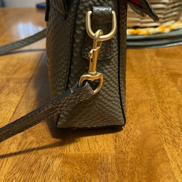 Dooney & Bourke Python-embossed Shoulder Bag - Picture 4 of 10